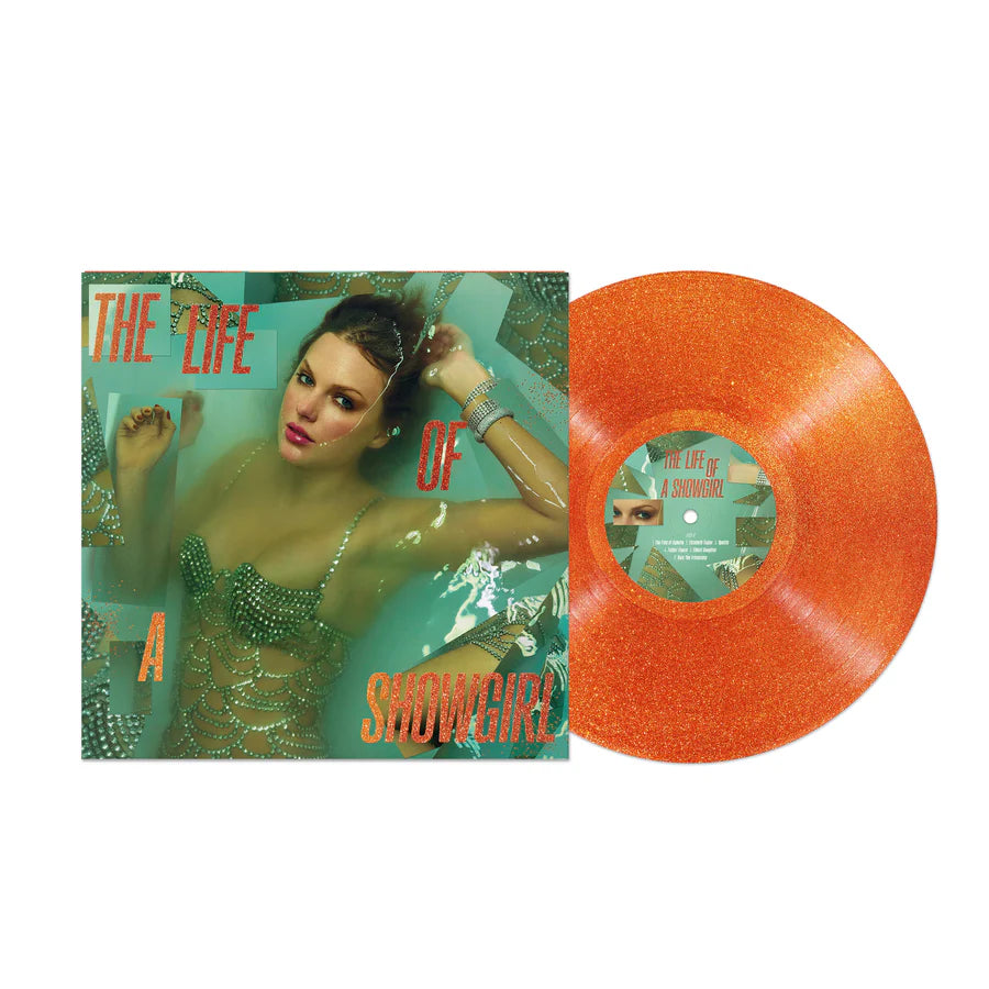 Taylor Swift The Life Of A Showgirl レコード Taylor Swift: The Life of a Showgirl Orange Glitter Vinyl LP – The
