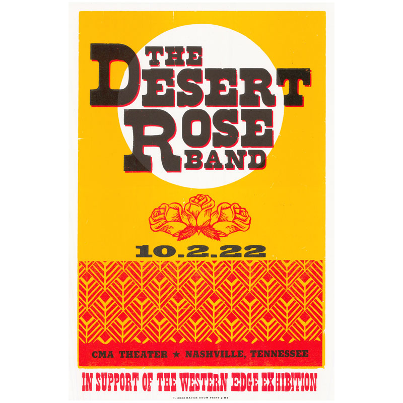 THE DESERT ROSE BAND CONCERT POSTER