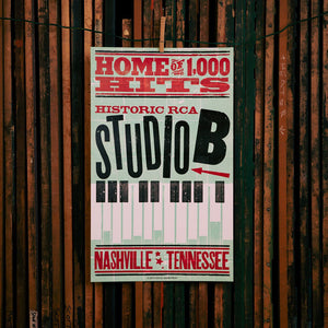 Home of 1000 Hits Studio B Poster