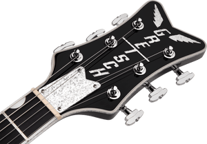 G6636TSL Players Edition Silver Falcon™ Center Block Double-Cut with String-Thru Bigsby®, Filter’Tron™ Pickups, Black