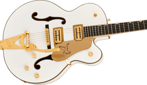Synchromatic™ Falcon™ Hollow Body Single-Cut with Bigsby®, Ebony Fingerboard, Snowcrest White