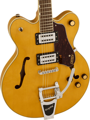G2622T Streamliner™ Center Block Double-Cut with Bigsby®, Laurel Fingerboard, Broad’Tron™ BT-3S Pickups, Village Amber