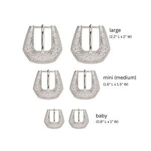 Large Buckle Betty Earrings