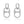 Basic Betty Poptab Earrings