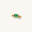 Load image into Gallery viewer, Braided Emerald Ring
