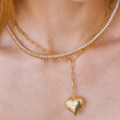 Load image into Gallery viewer, Bubble Heart Chain Necklace
