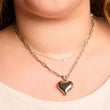 Load image into Gallery viewer, Bubble Heart Chain Necklace
