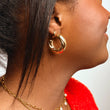 Load image into Gallery viewer, Chunky Twist Hoop Earrings
