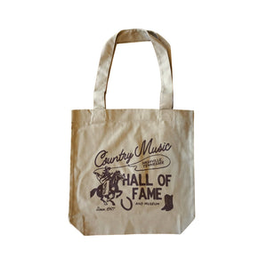 Country Music Cowboy Khaki Tote Bag