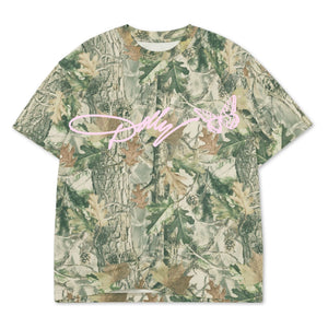 Dolly Parton Signature Script Camouflage T-Shirt