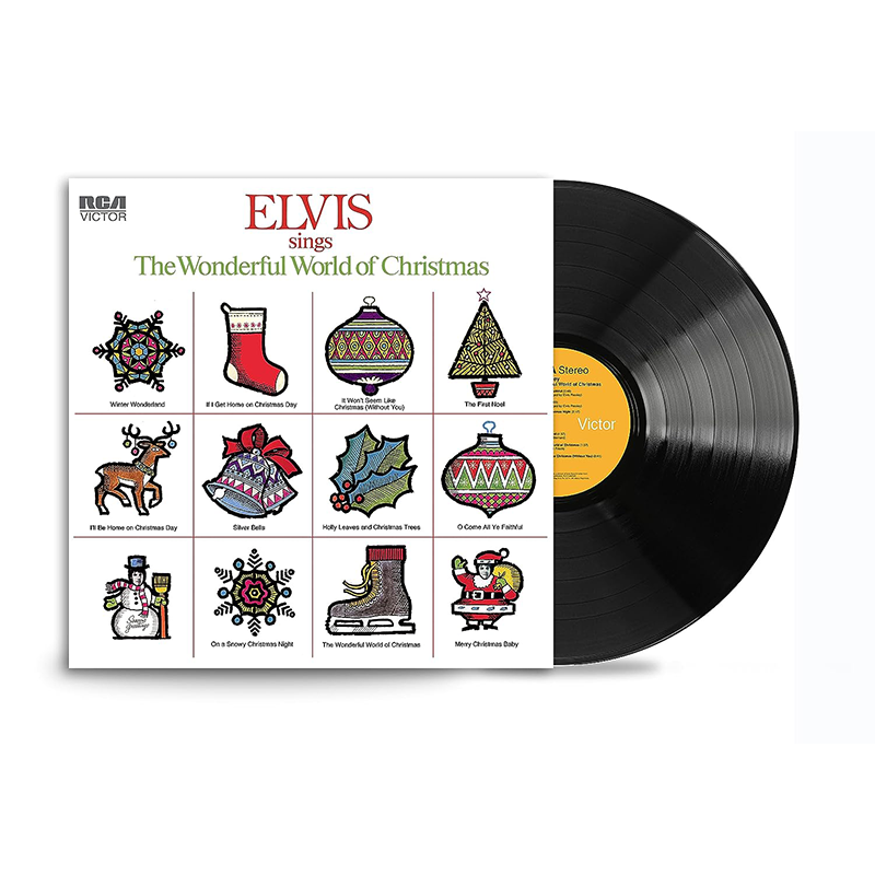 Popular Elvis christmas vinyl