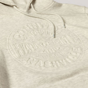 Embossed Logo Pullover Hoodie