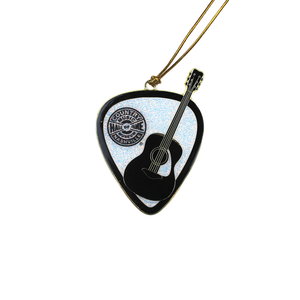 GLITTER GUITAR PICK ORNAMENT