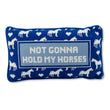 Load image into Gallery viewer, Hold My Horses Needlepoint Pillow
