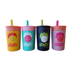 Howdy Smiley Cowboy Kid's Tumbler