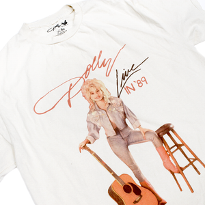 DOLLY PARTON LIVE IN '89 DISTRESSED T-SHIRT
