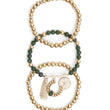 Load image into Gallery viewer, Lainey Wilson Bracelet Gold &amp; Green Compass Charm
