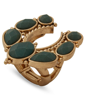 Lainey Wilson LW Gifting Adjustable Horseshoe Stone Ring