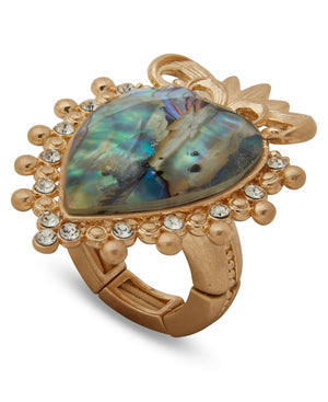 Lainey Wilson LW Gifting Heart Stone Ring