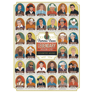 LEGENDARY MEN OF COUNTRY MUSIC PUZZLE