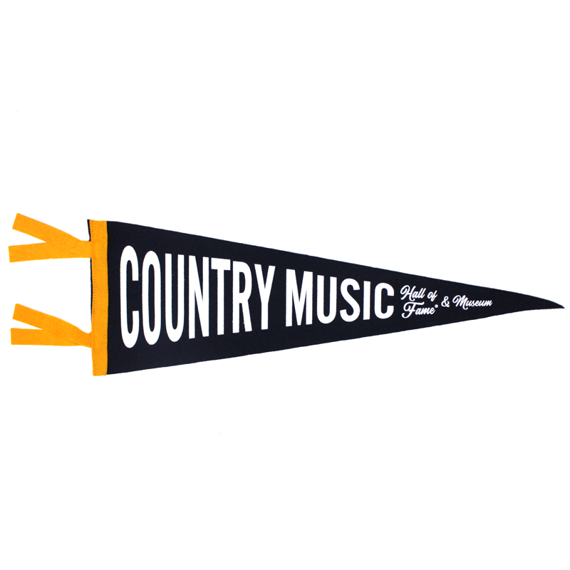 COUNTRY MUSIC HALL OF FAME & MUSEUM PENNANT
