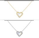 Dolly Parton x Kendra Scott Patchwork Ari Heart Short Pendant Necklace