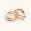Load image into Gallery viewer, Small Esther Diamond Huggie Earrings
