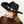 Turquoise Oval Stone Strap Western Cowgirl Hat