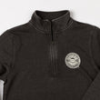 Load image into Gallery viewer, Vintage Charcoal Quarter Zip
