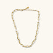 Load image into Gallery viewer, White Paula Acrylic Choker Necklace
