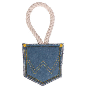 Wrangler Pocket Felt and Rope Toy