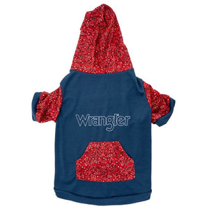 Wrangler Red Bandana Hoodie