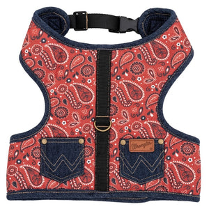 Wrangler Red Bandana Vest Harness