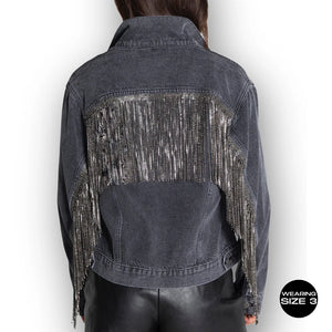 Andy Denim Fringe Jacket