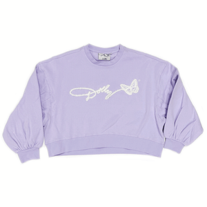 DOLLY PARTON TINSEL SIGNATURE CREW SWEATSHIRT