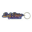 Load image into Gallery viewer, Dolly Parton: Journey of a Seeker Denim Acrylic Keychain
