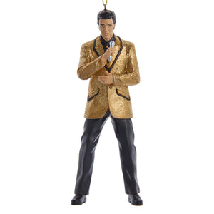 Elvis Presley® In Gold Jacket Ornament