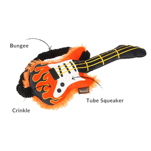 FLAMIN' ELECTRIC GUITAR DOG TOY