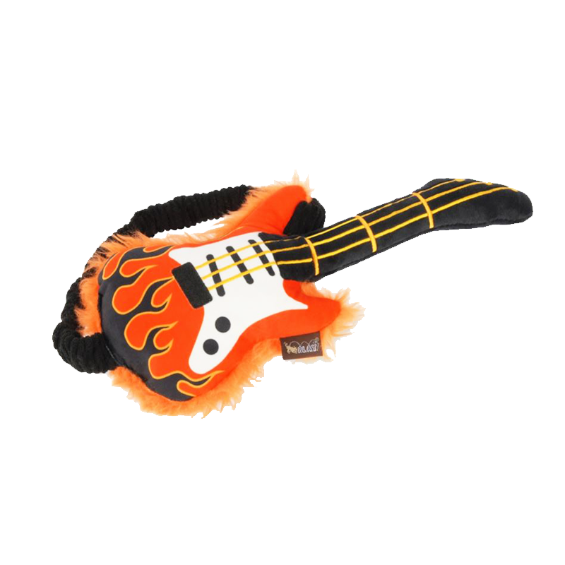 FLAMIN' ELECTRIC GUITAR DOG TOY