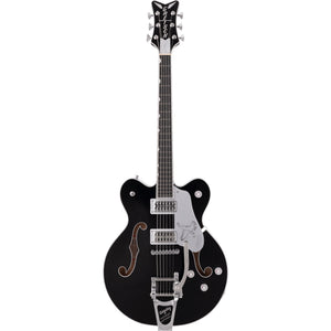 G6636TSL Players Edition Silver Falcon™ Center Block Double-Cut with String-Thru Bigsby®, Filter’Tron™ Pickups, Black