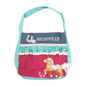 QUILTED NASHVILLE HORSE PURSE