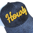 Load image into Gallery viewer, Howdy Navy Glitter Hat
