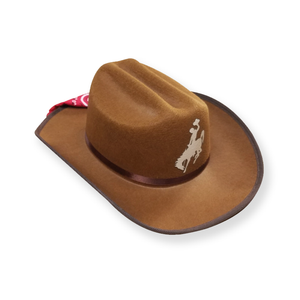 KIDS BROWN COWBOY HAT