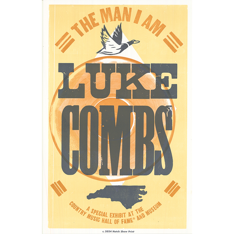 LUKE COMBS EXHIBIT POSTER