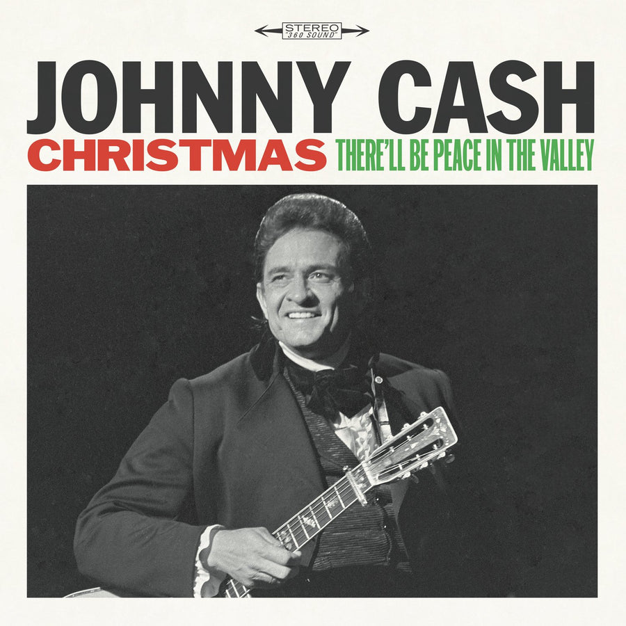 JOHNNY CASH: CHRISTMAS: THERE'LL BE PEACE IN THE VALLEY VINYL LP