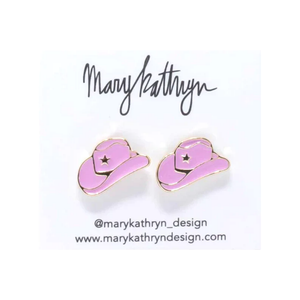 PINK COWBOY HAT STUDS