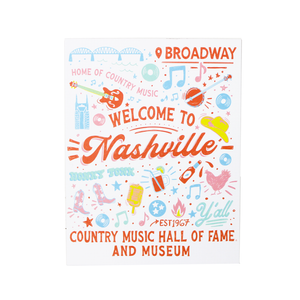 NASHVILLE COLLAGE POSTCARD