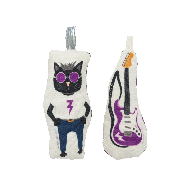 ROCK STAR & GUITAR CAT TOY SET