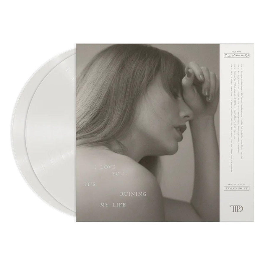 TAYLOR SWIFT: TORTURED POETS DEPARTMENT VINYL LP - GHOSTED WHITE