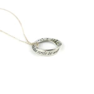 Will the Circle Be Unbroken Sterling Silver Necklace